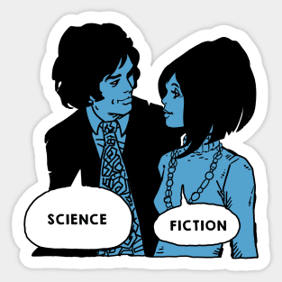 love for science fiction Sticker